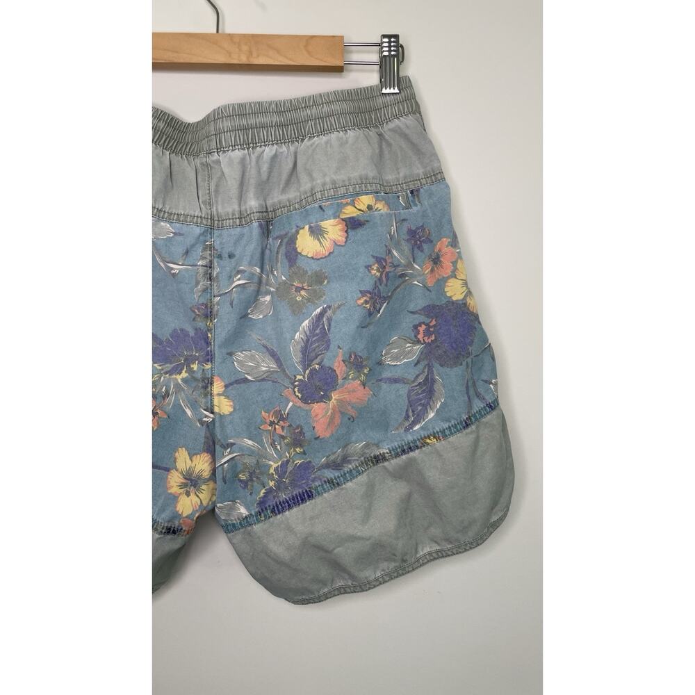 Urban Outfitters By Katin Floral Nylon Faded Swim Trunks Board Shorts Medium M - Picture 5 of 13